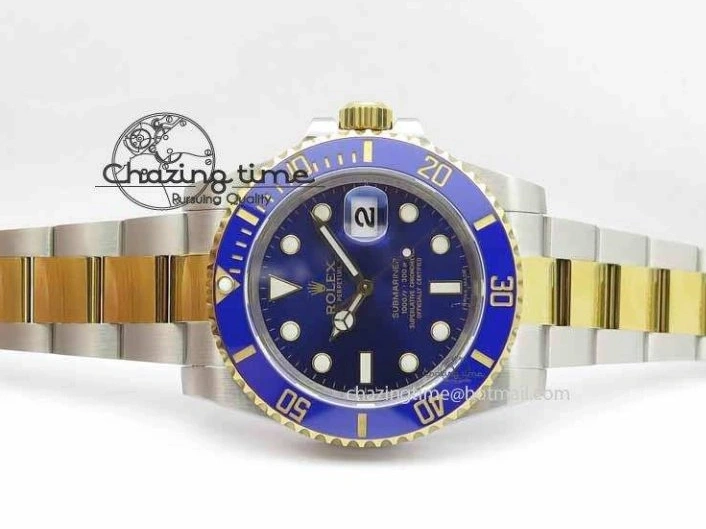 MiroTime 0410 Functional Submariner 116613 LB JF 1:1 Best Edition Blue Dial On SS YG Bracelet SH 3724
